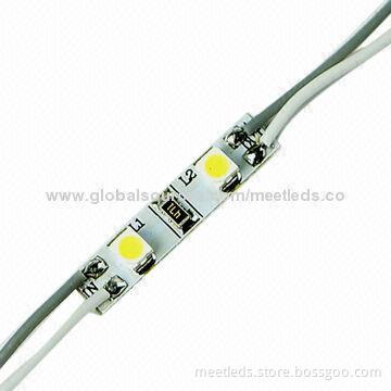 Rectangle LED Backlight Module with 2 x 3528 SMD 24 x 5mm Double FR-4 Fiberglass Panels